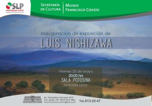 Inauguración de exposición de Luis Nishizawa