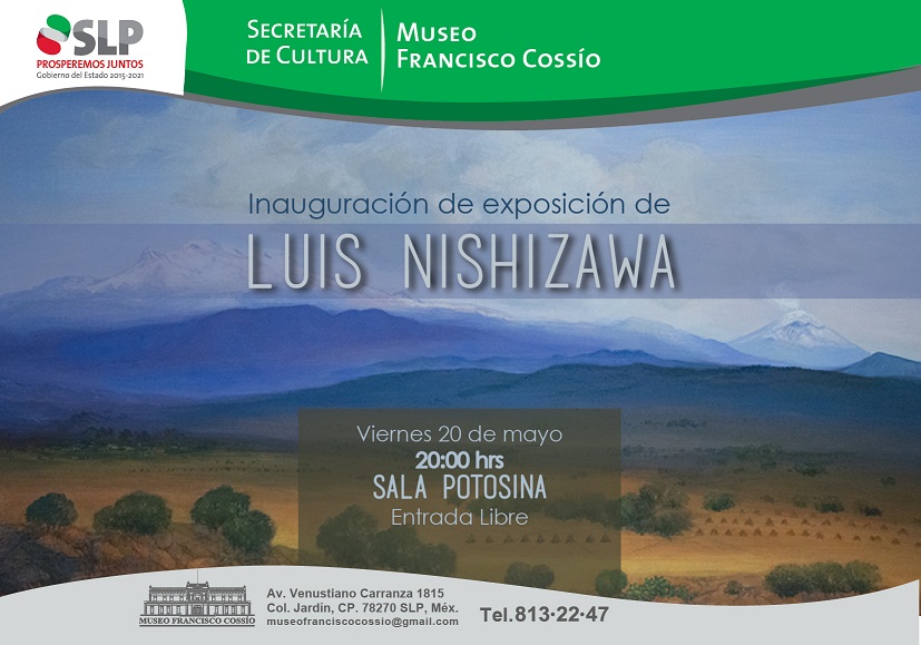 Inauguración de exposición de Luis Nishizawa 